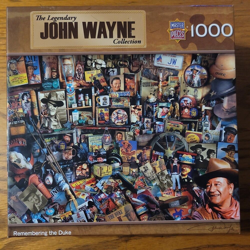 The Legendary John Wayne Collection 1000 Pc Jigsaw Puzzle The Duke Master Pieces